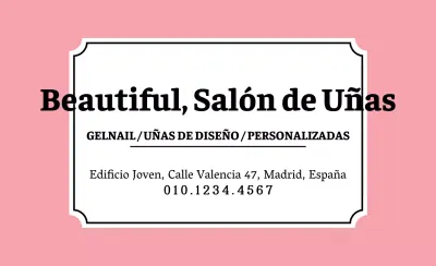 Preciosa tienda de uñas