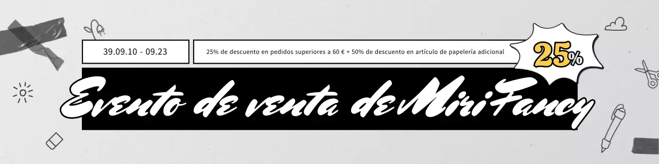 Papelería de fantasía en blanco y negro a la venta