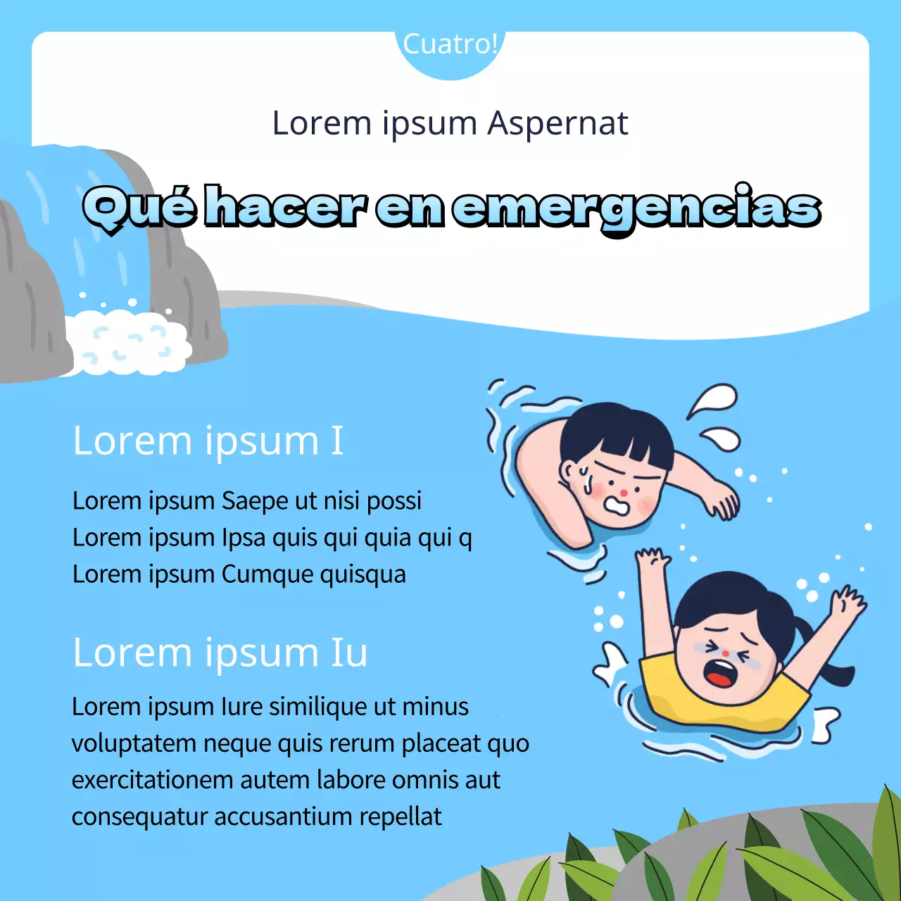 Qué hacer antes y después de un bonito chapuzón azul