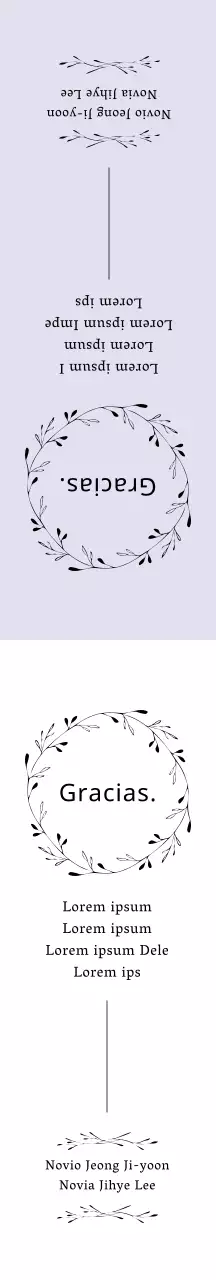 Recuerdos de boda ilustrados con lavanda