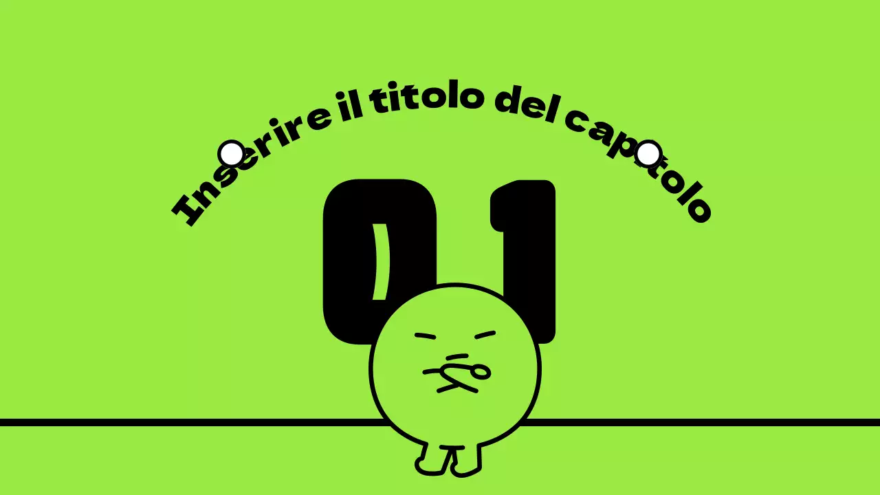Simpatici personaggi in chartreuse e un layout pulito