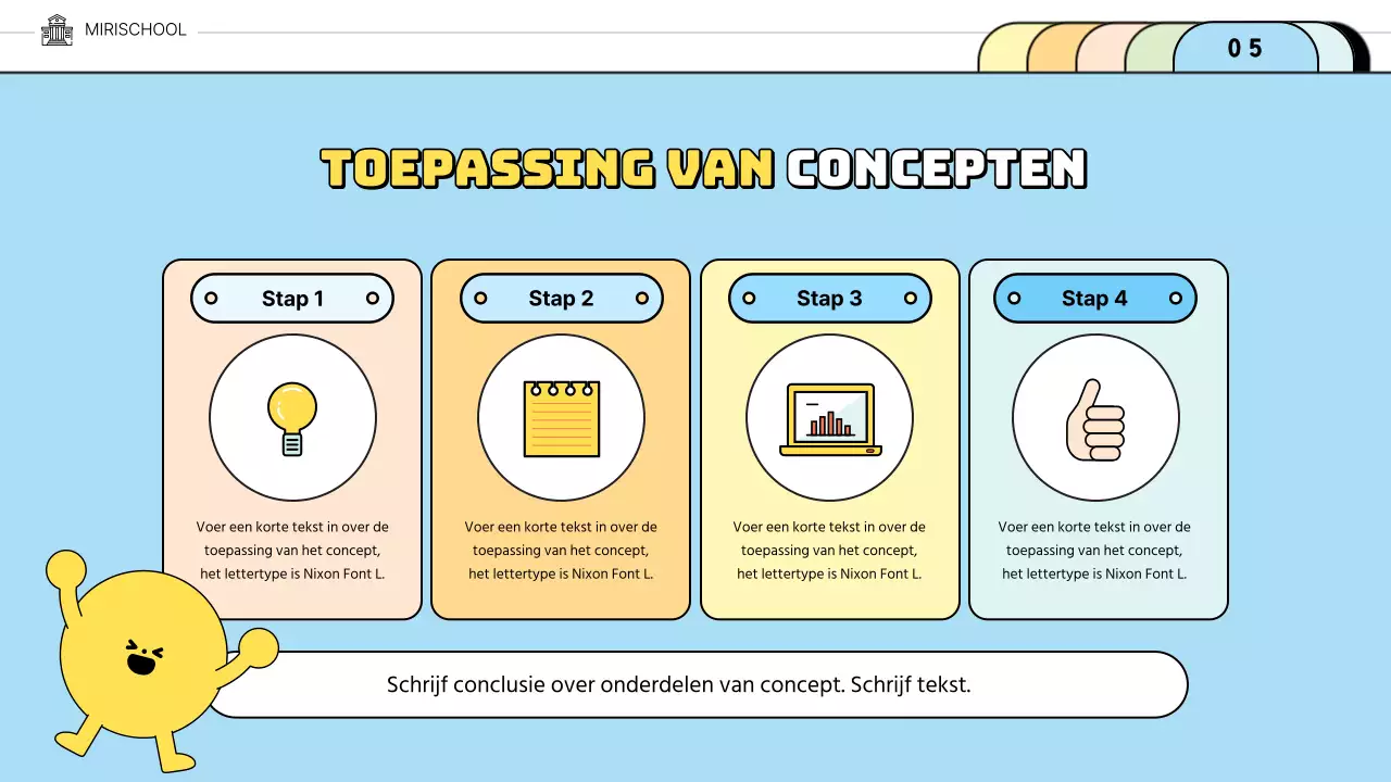 Schattige mappen in pastelkleurenBeeld van het concept van schoolonderwijs