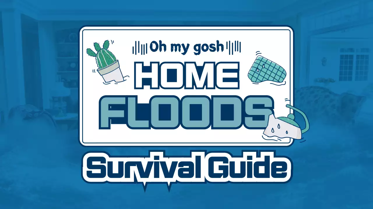 Blue Modern Survival Guide YouTube Thumbnail