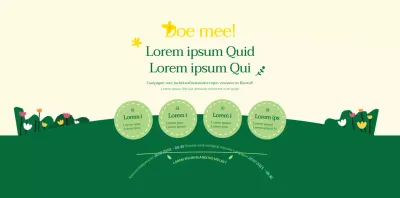 Over de groen-gele campagne Loop naar je werk in een schone stijl