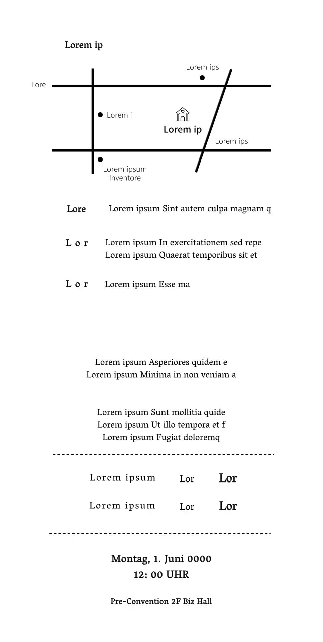 Hochzeitseinladung mit den Namen von Braut und Bräutigam in einem goldenen Farbverlauf