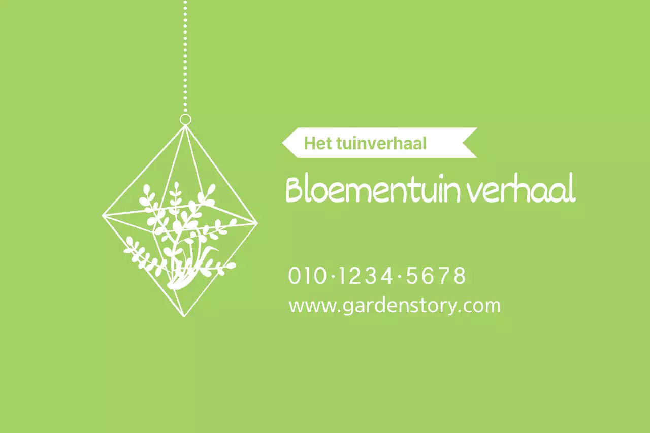 Tuinverhaal