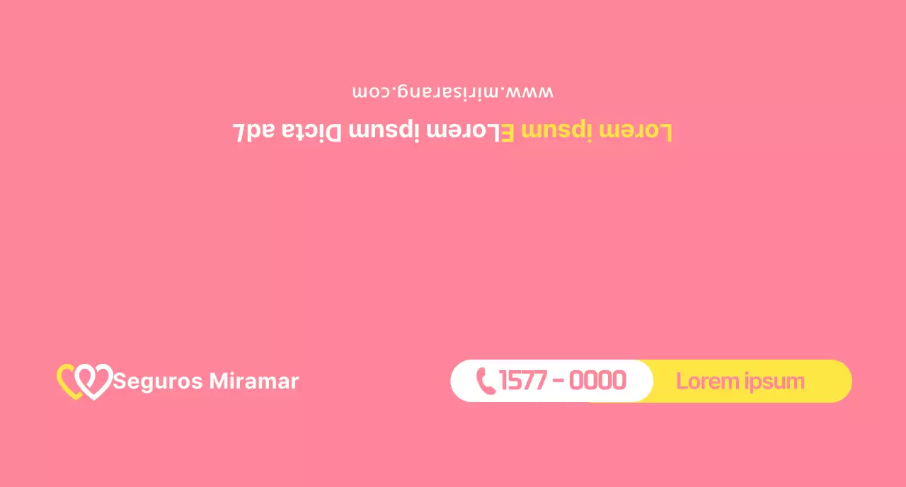 Rosa coral y sencillo para promocionar Mirisarang Seguros