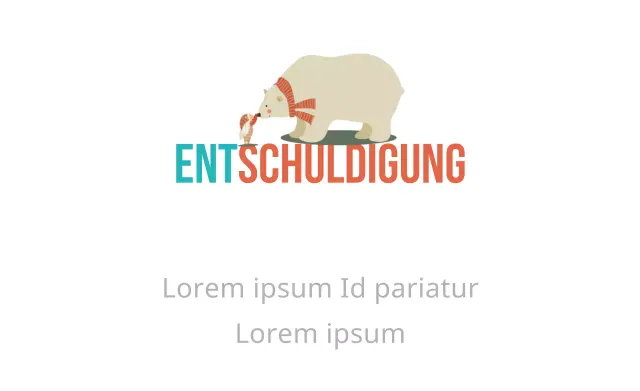 Entschuldigung