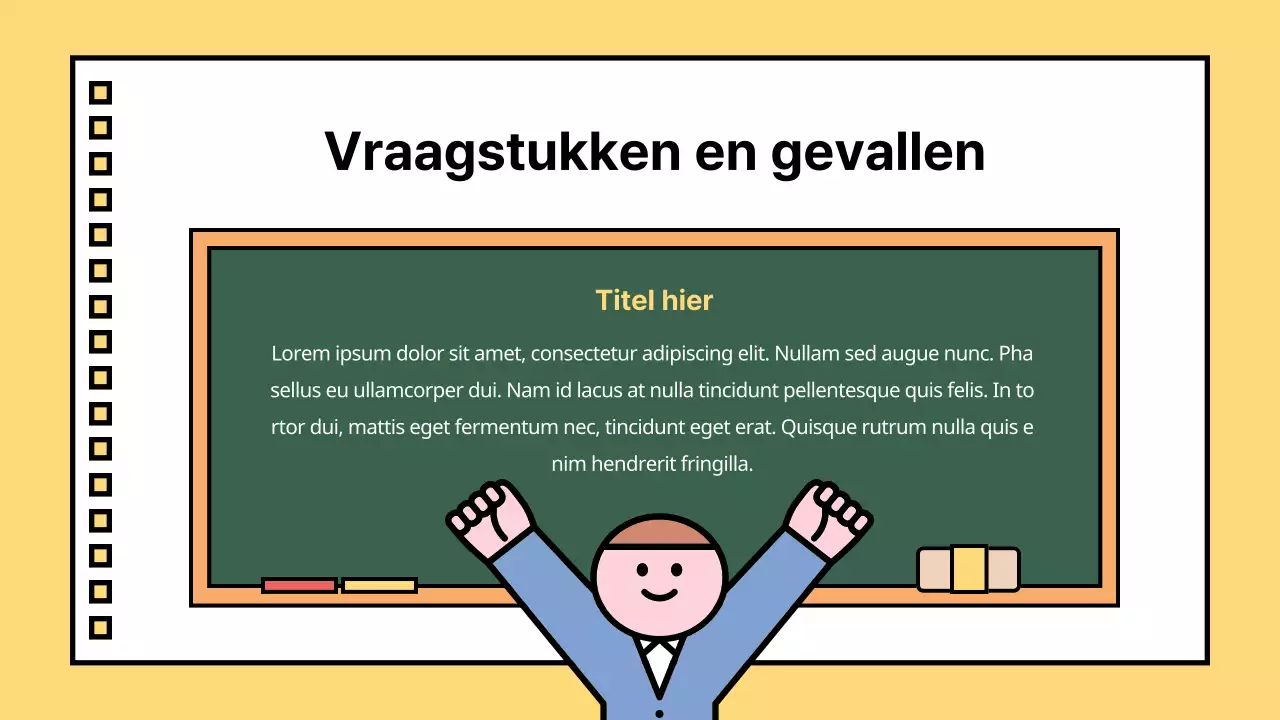 Heldere en schattige illustraties over het leven en ethiek