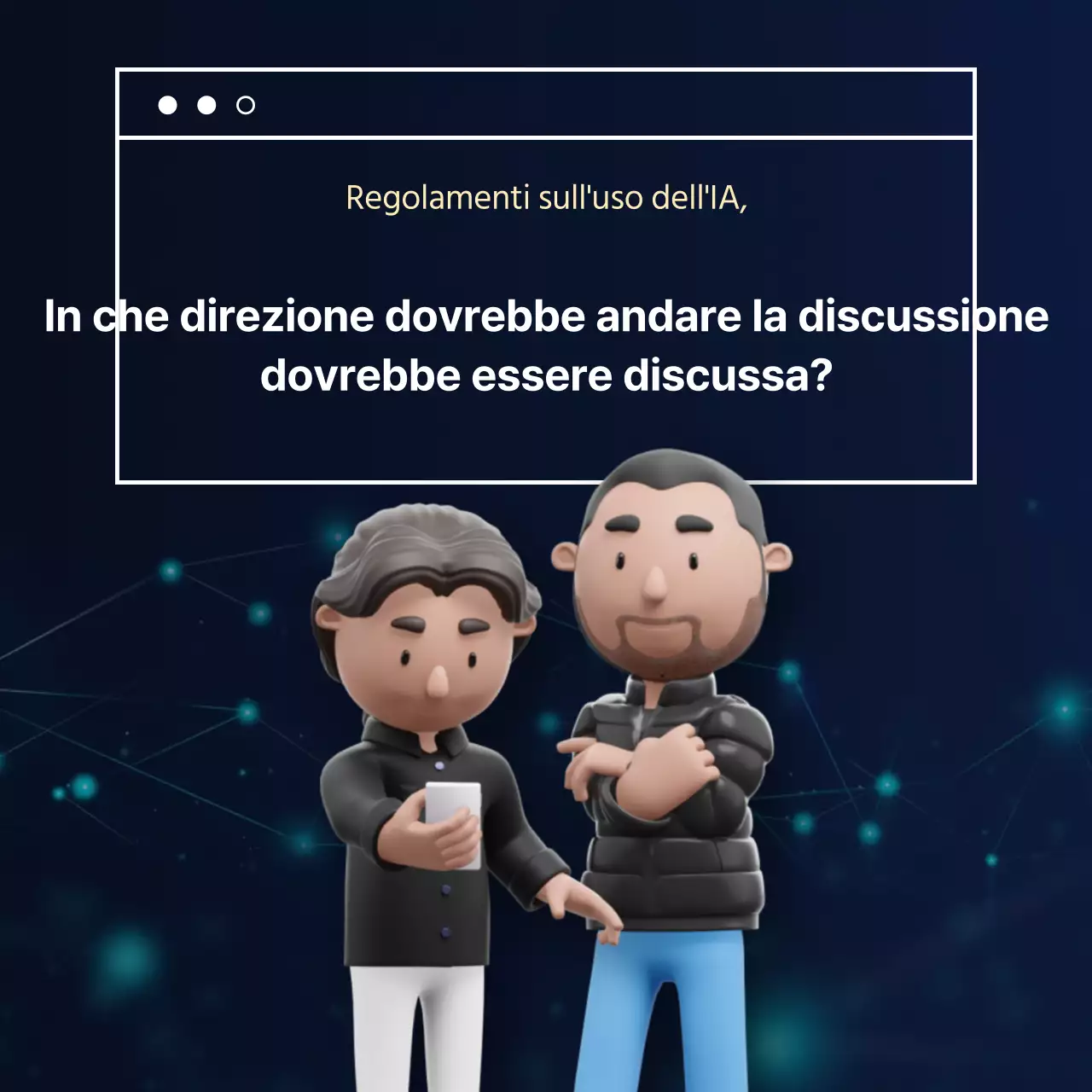 Materiali per chatbot per un concetto di personaggio robotico blu navy