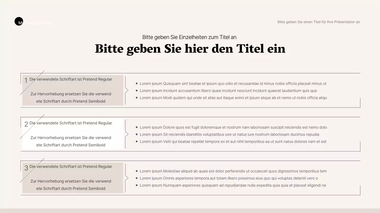 Schlichter Business-Stil in Beige und Braun