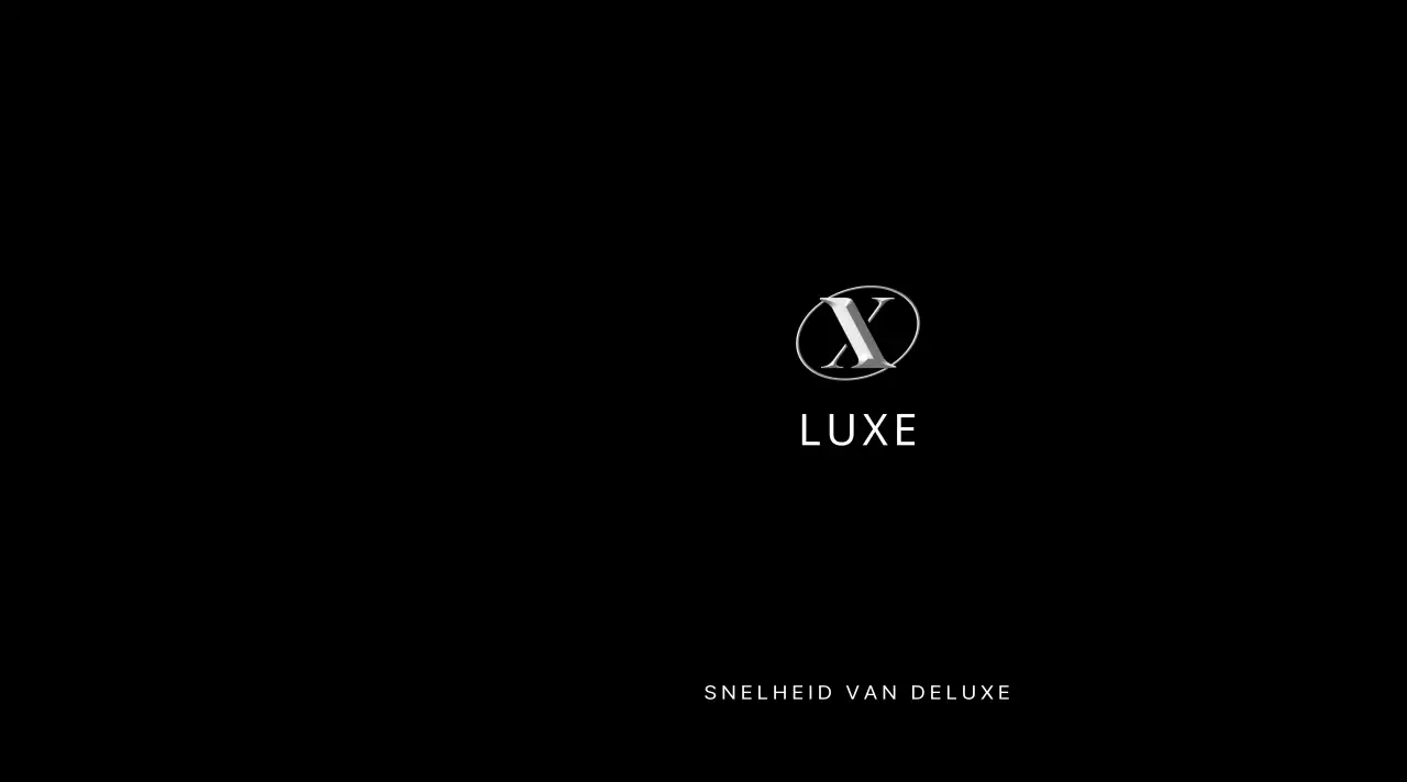 Klassiek en cool autologo in wit en zwart