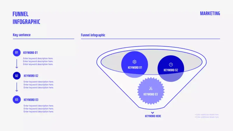 Blue Modern Marketing Guide Infographic
