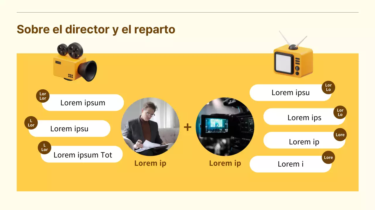 Una bonita propuesta de patrocinio empresarial en amarillo