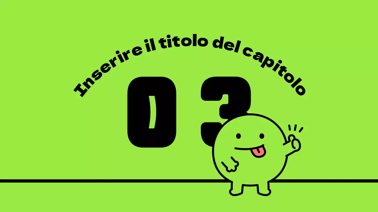 Simpatici personaggi in chartreuse e un layout pulito