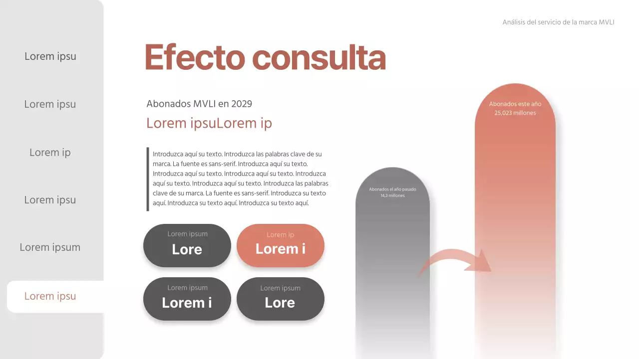 Informe de consultoría limpio degradado rosa-beige