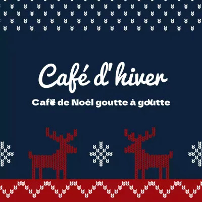 Café goutte à goutte de Noël
