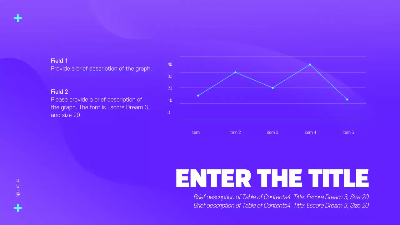 Purple Modern Graph Presentation Infographic