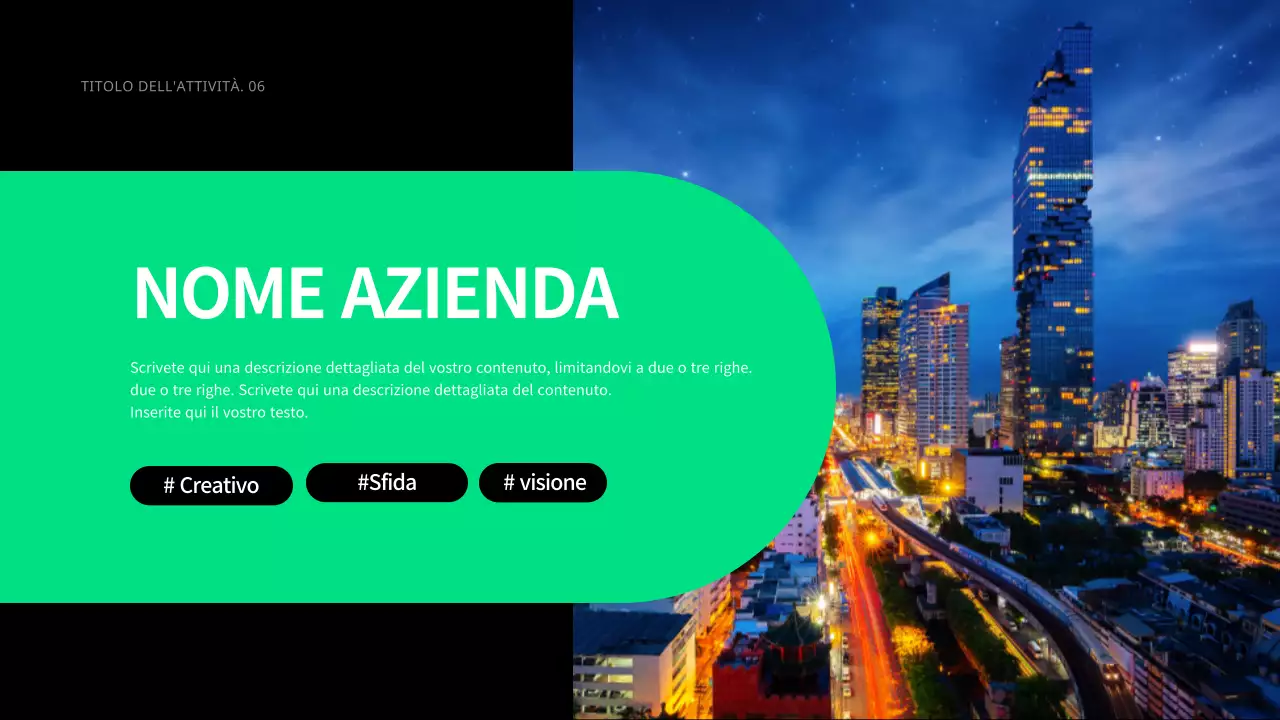 Business in nero e sfumature