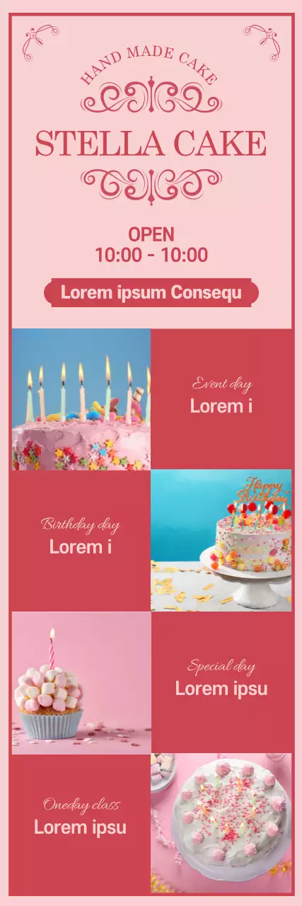 Banner de menu de café elegante bege