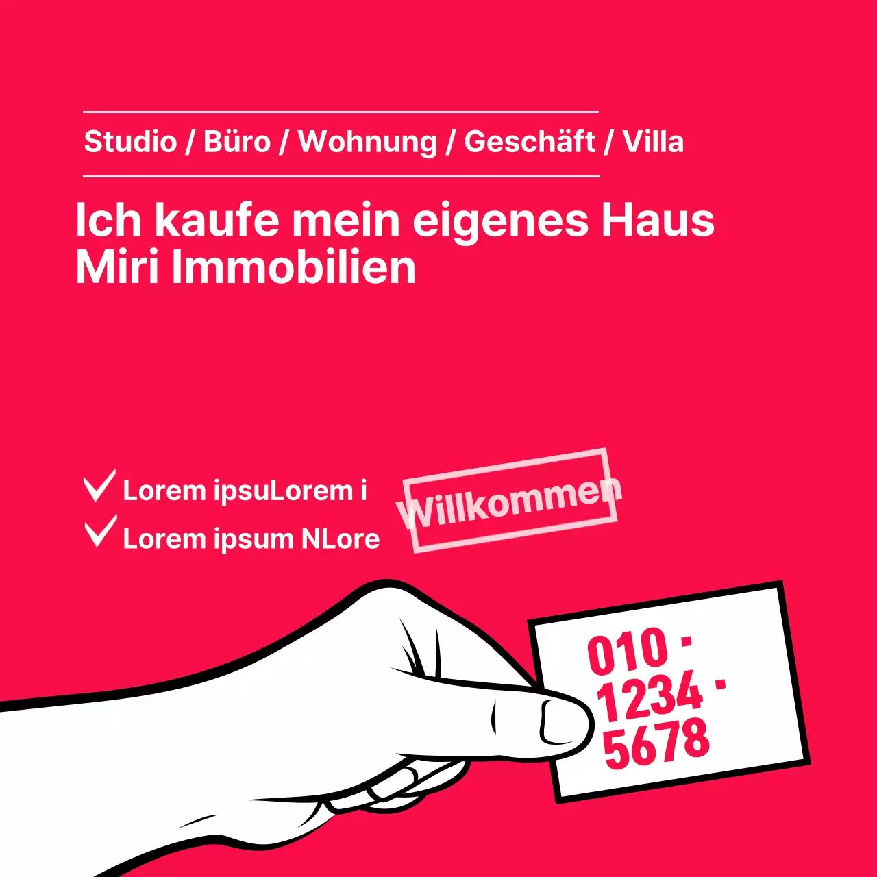 Das Haus, in dem Sie leben