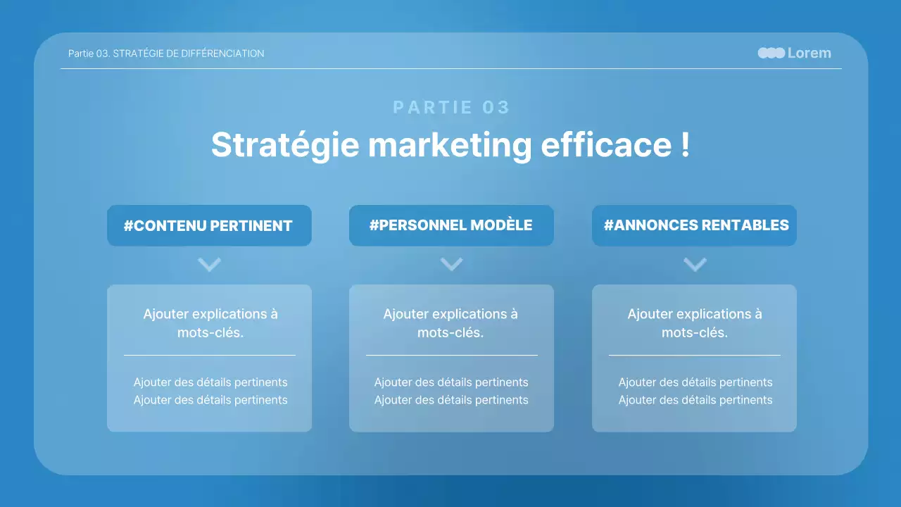 Présentations médicales en bleu