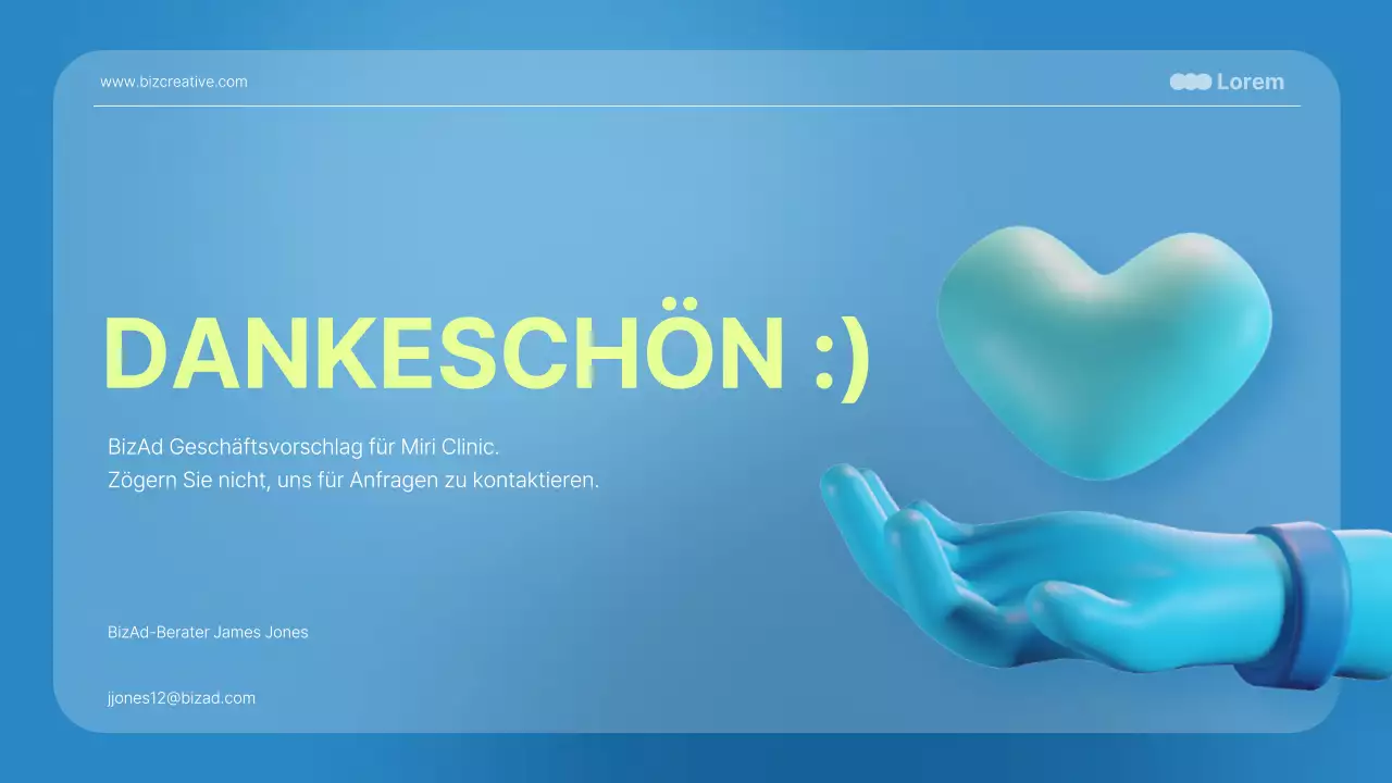 Medizinische Vorträge in Blau