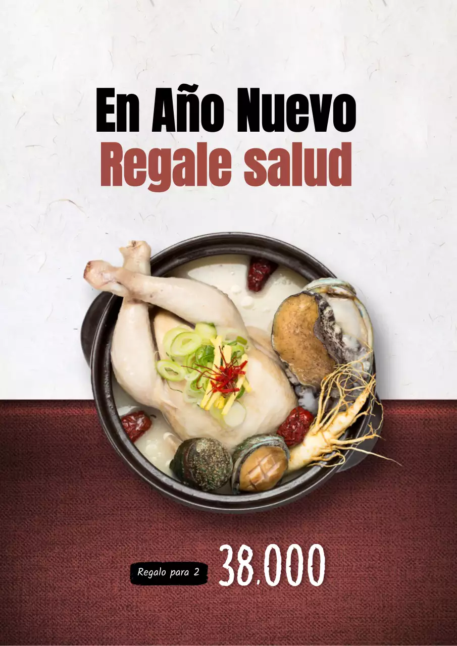 Menú del salón de masajes Bodywork