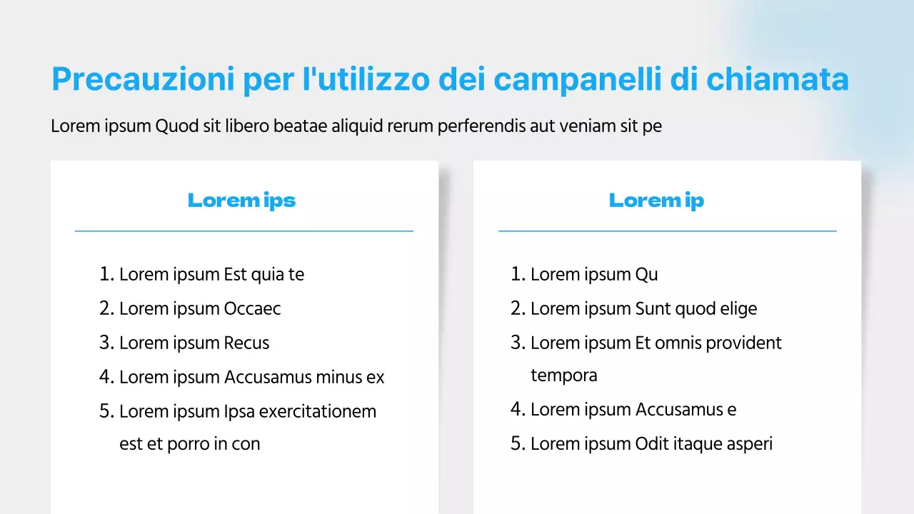 Guida alla vita in ospedale con colori blu, linee pulite e ombre