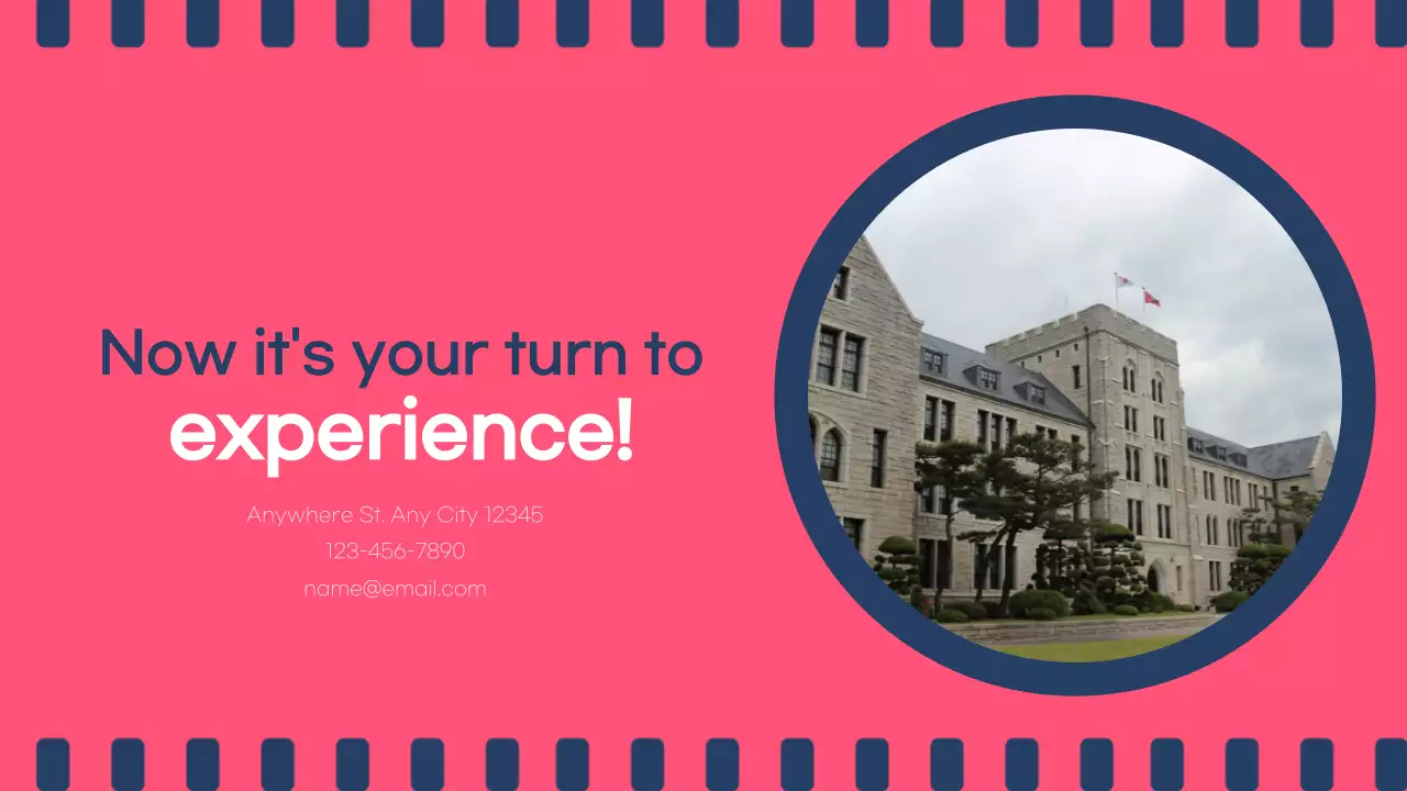 Red Modern Acting Promotion Presentation