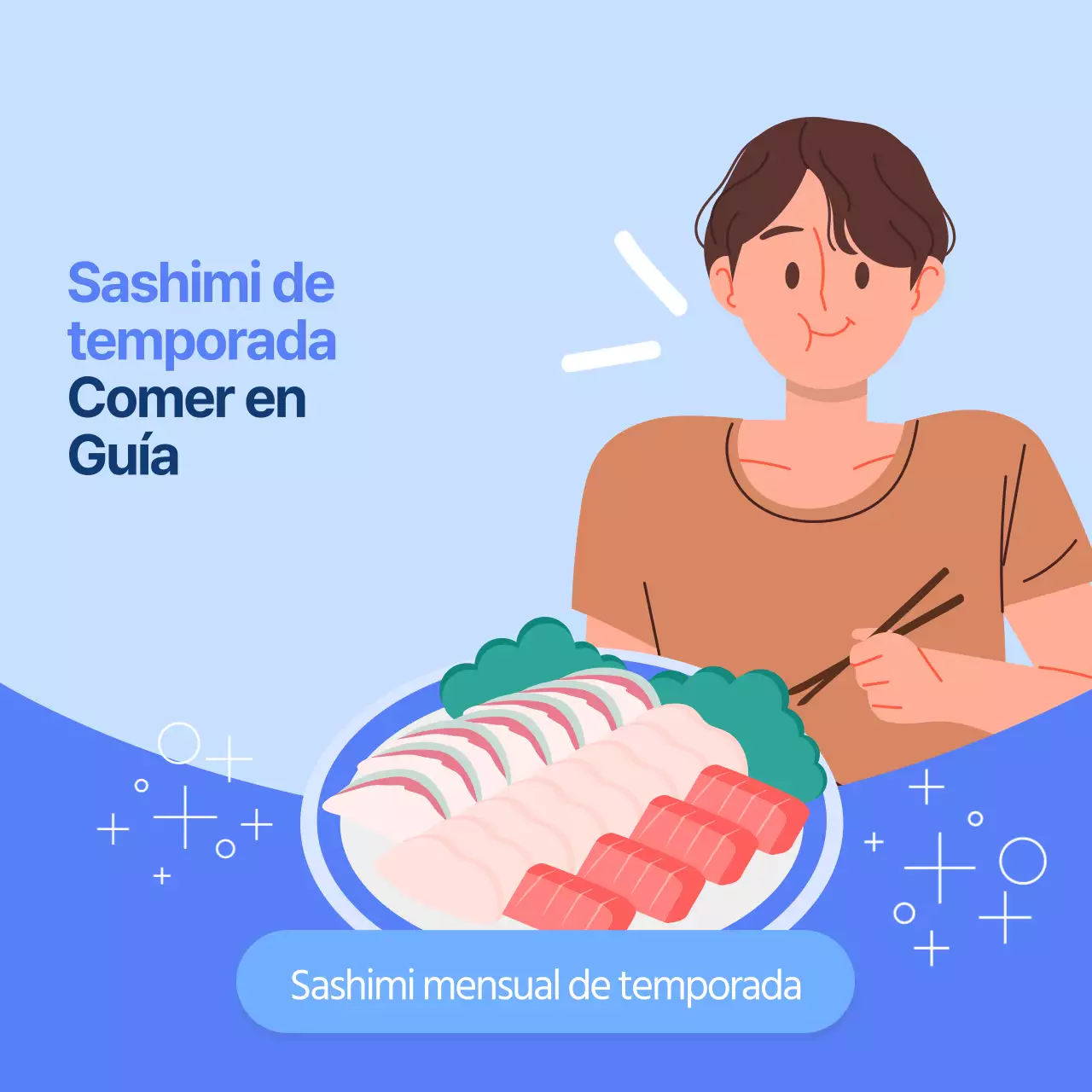 Guía para comer sashimi de temporada azul y sencillo