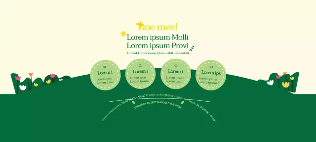 Over de groen-gele campagne Loop naar je werk in een schone stijl