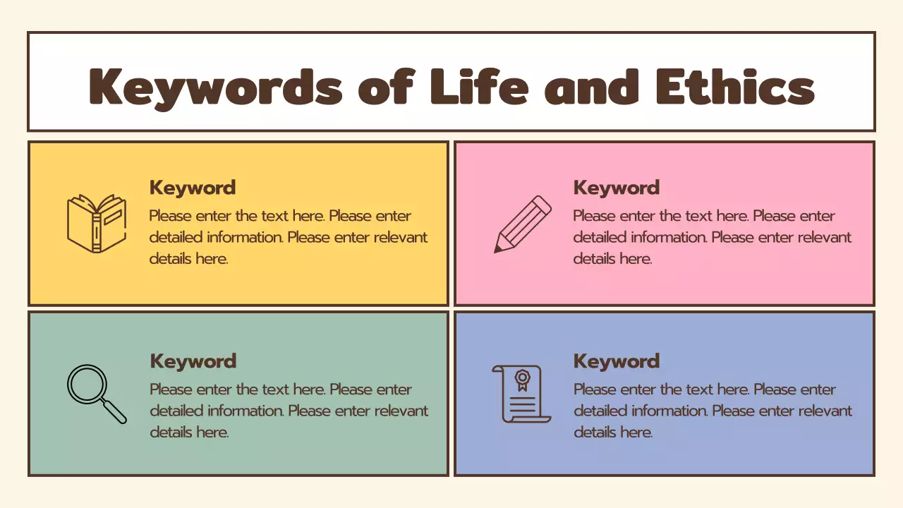 Beige Simple Ethics Guide Presentation