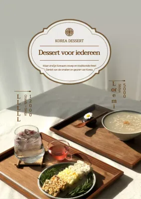 Mochi met knoedels promoten, een traditioneel Japans dessert