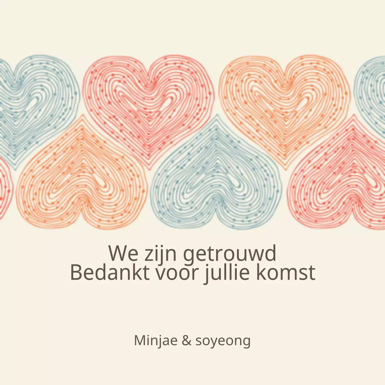 Uitnodigingen voor huwelijken