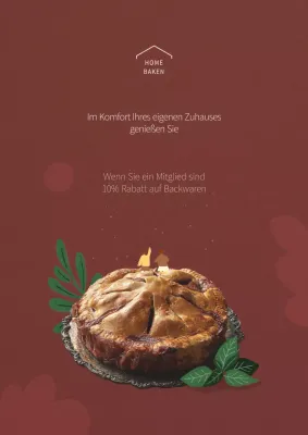 Backveranstaltungen auf braunem Hintergrund