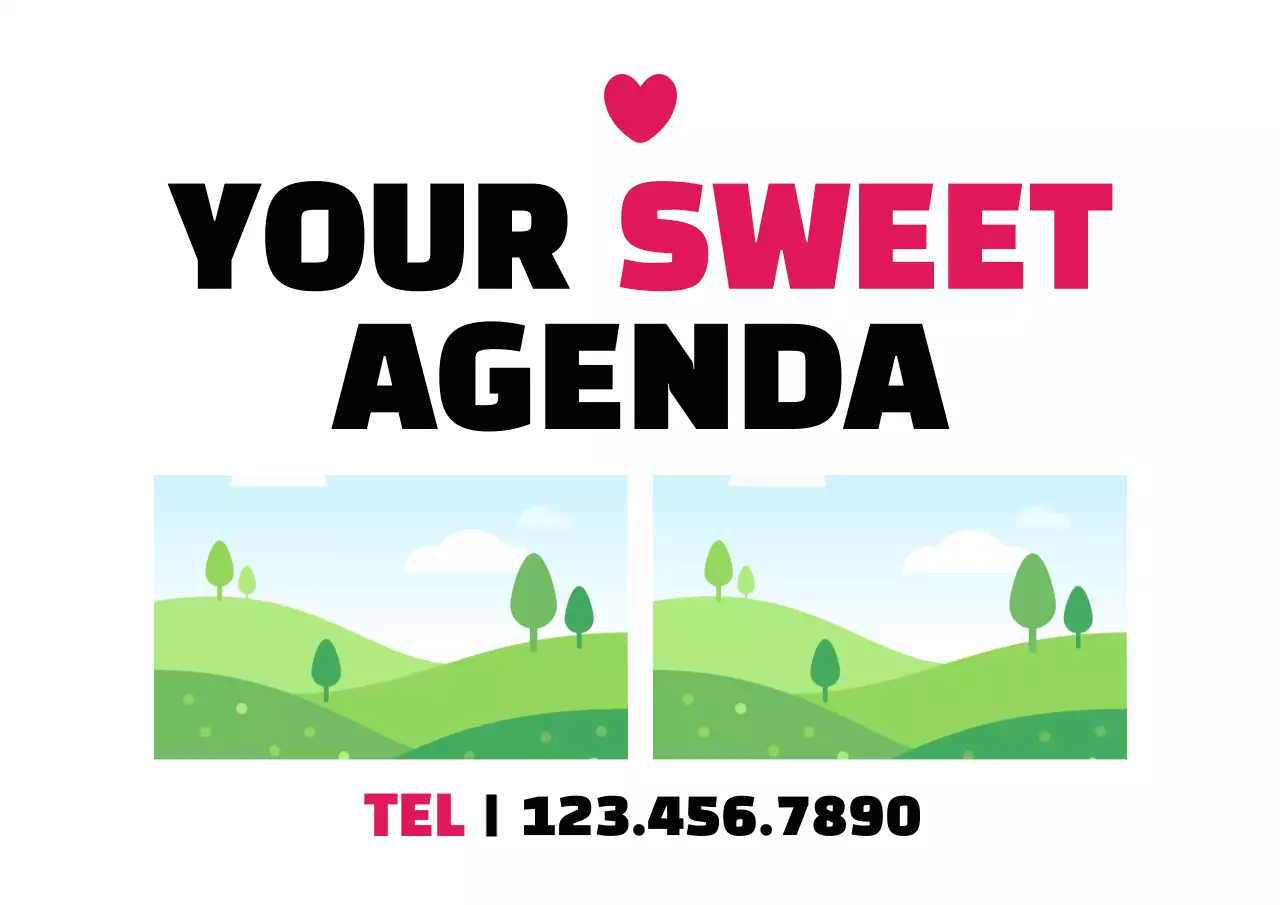 Pink Simple Event Promotion Poster