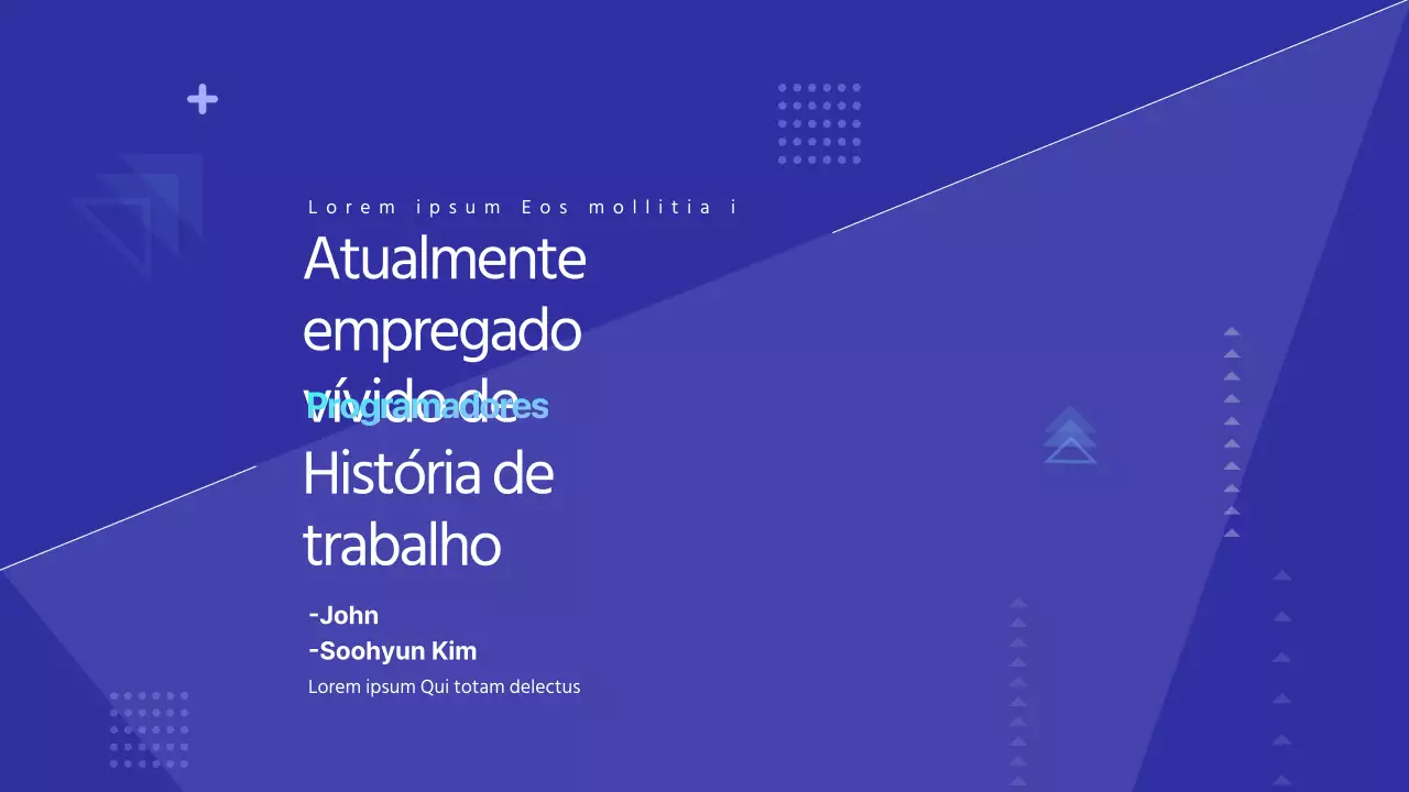 Formação em exploração de carreira para programadores de cor azul