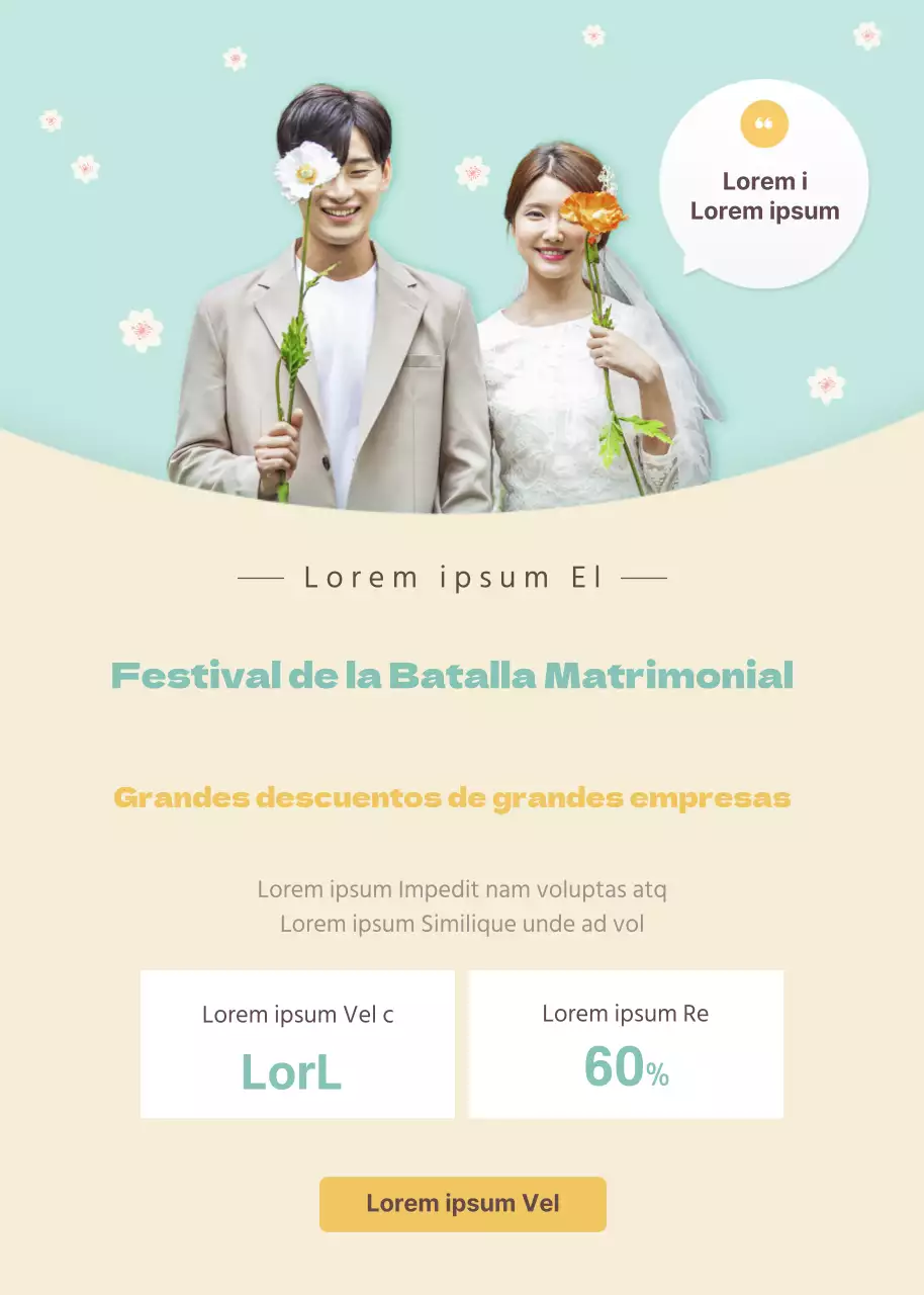 Boda en tonos pastel