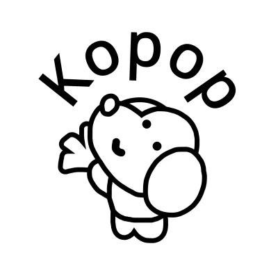 Cheering concept met een schattige puppy lijn illustratie in zwart