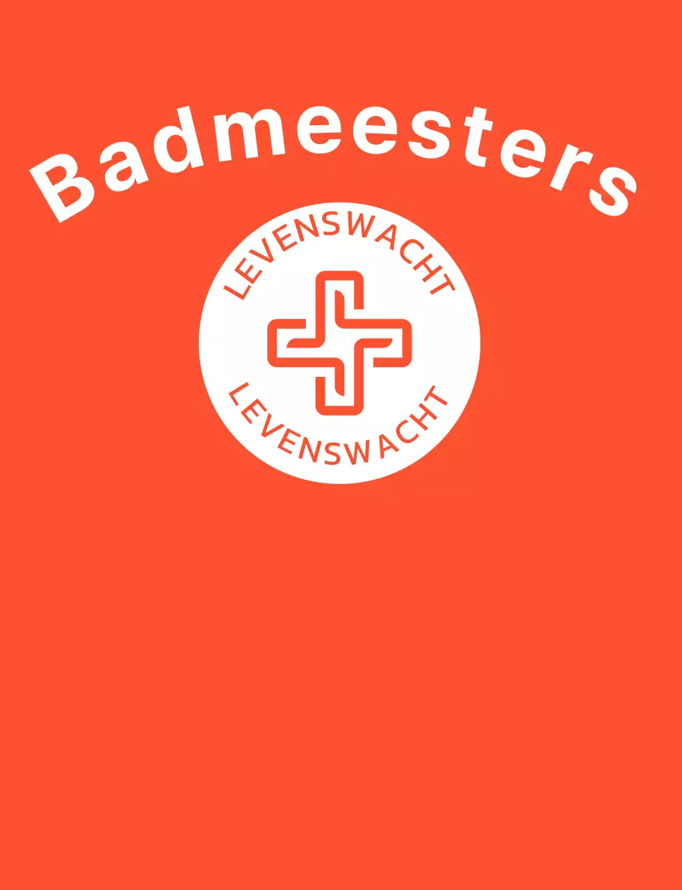 Badmeester badmeester in wit