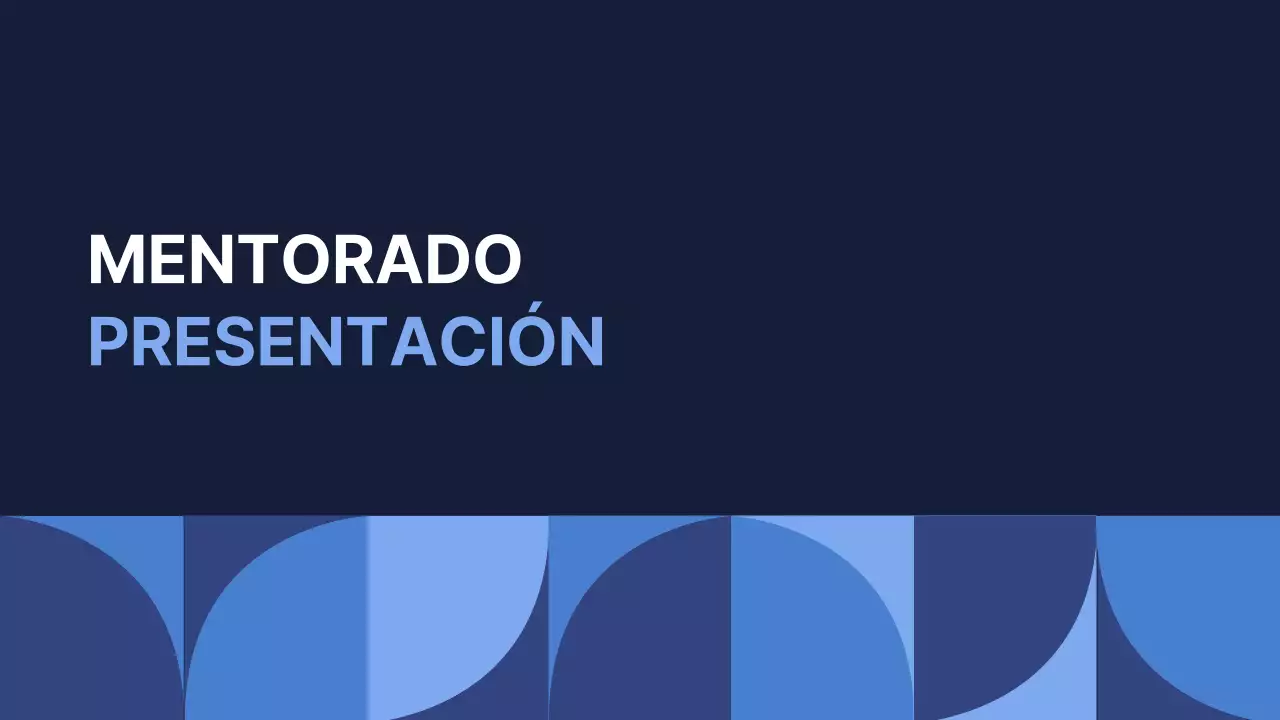 Una sencilla carta de presentación del departamento de tutoría en azul y azul claro