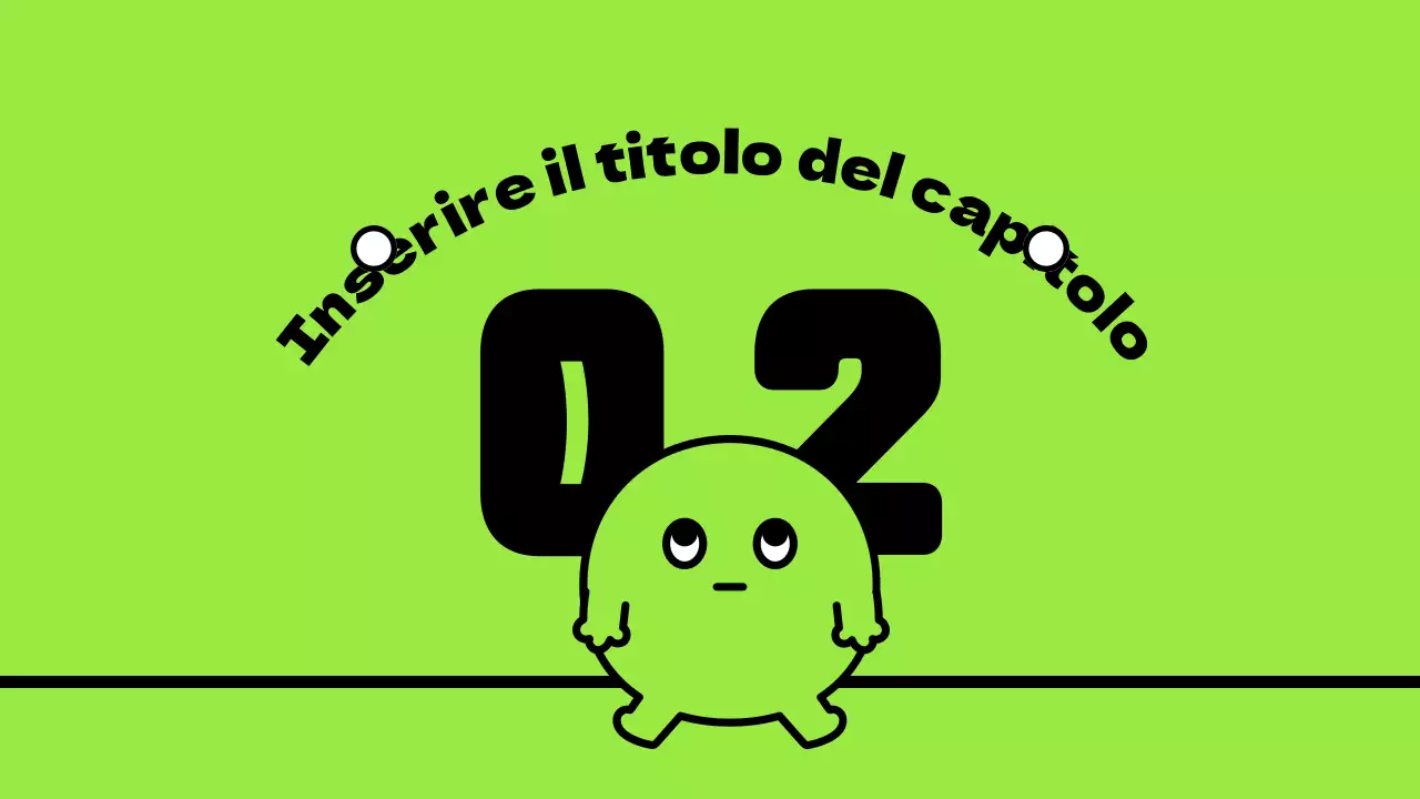 Simpatici personaggi in chartreuse e un layout pulito