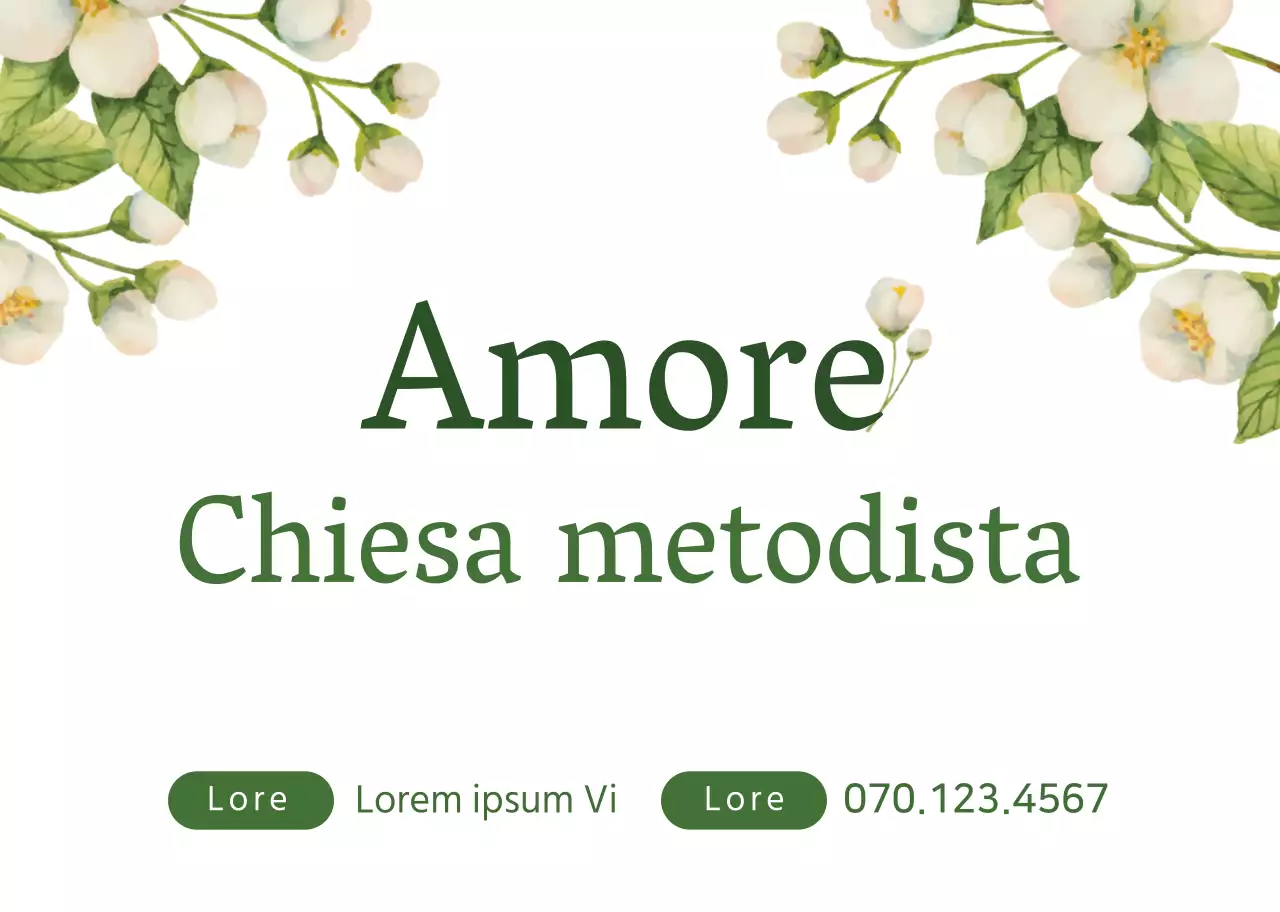 bianco verde fiore illustrazione illustrazione chiesa promozione