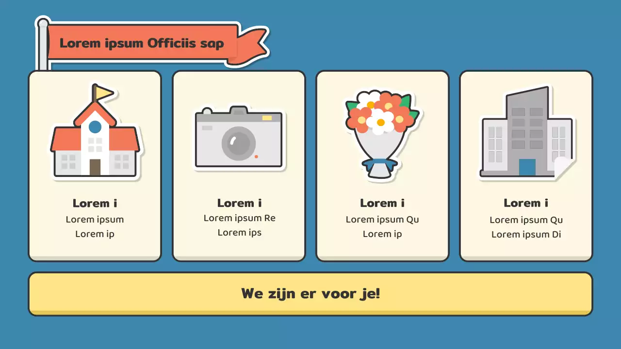 Een portfolio voor emcees in de performance-industrie met een schattig rood en groen stickerconcept