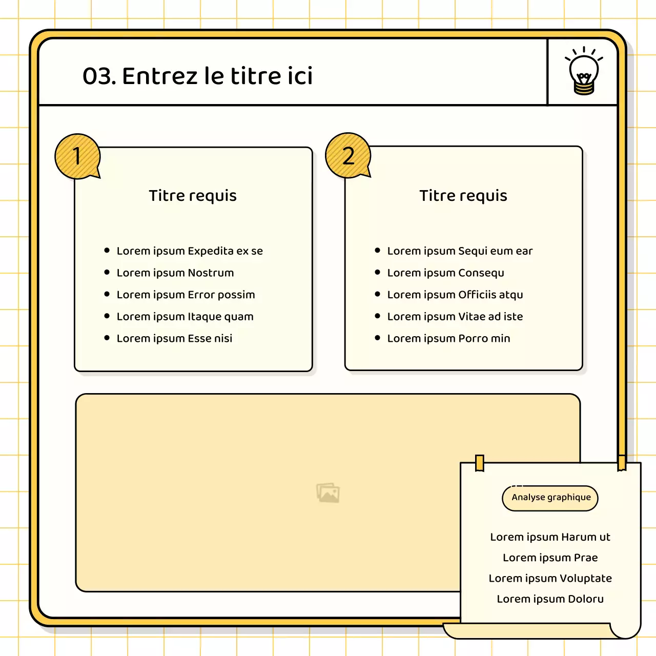 Kit de présentation de base en jaune et chartreuse