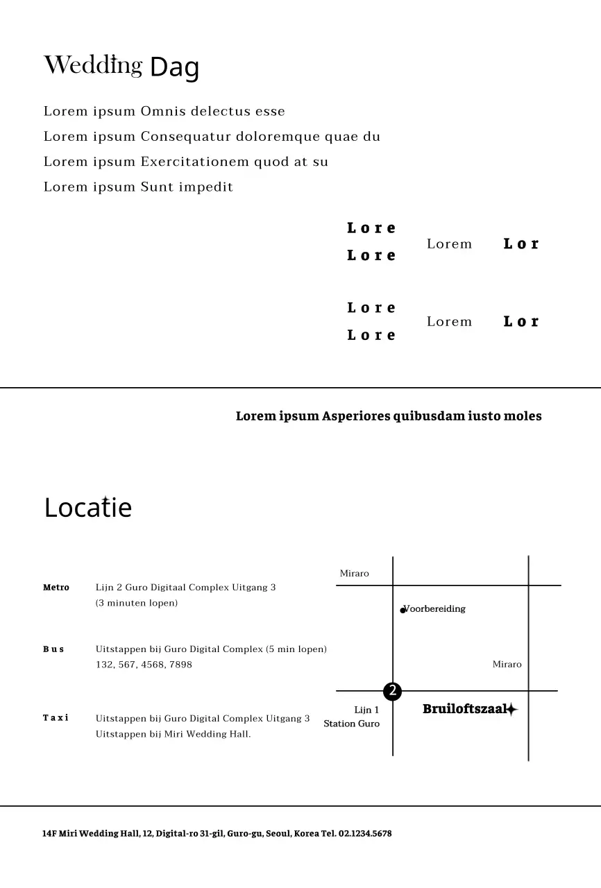 Bruiloft uitnodiging met aquarel bloemen illustratie concept met lijnen