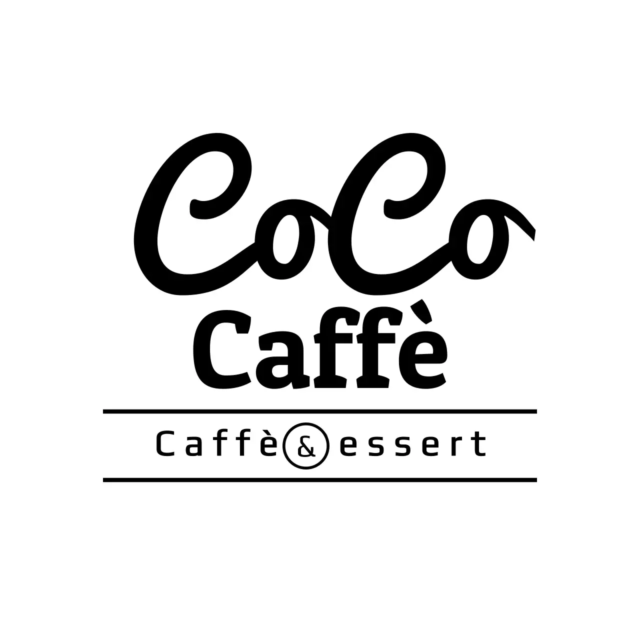 Per un caffè semplice in bianco e nero