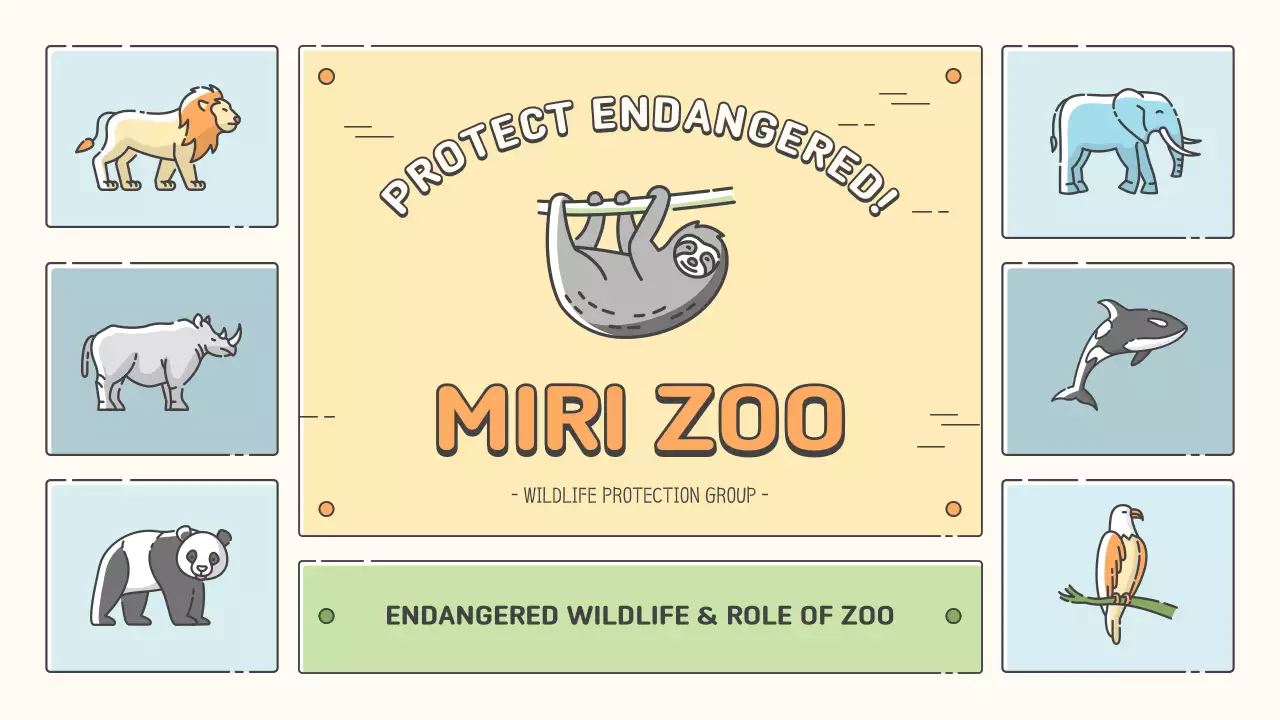 Beige Vintage Wildlife Promotion Presentation