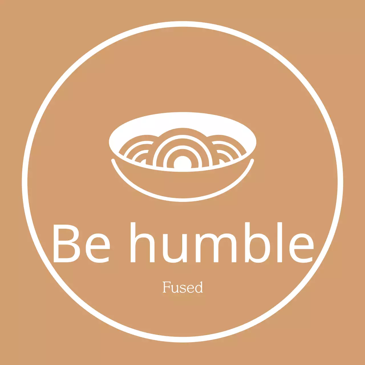 Simple Korean restaurant sign in gold